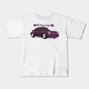 supercar 911 carrera rs turbo 1972 violet Kids T-Shirt